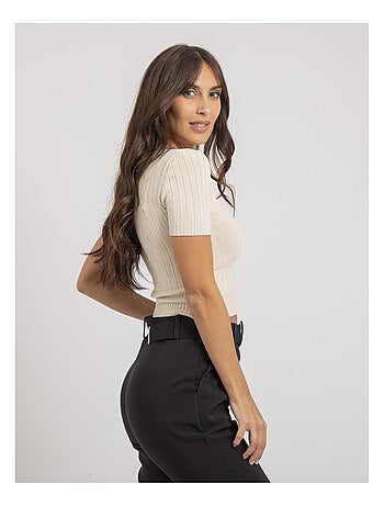 Top de canalé FLOYDE