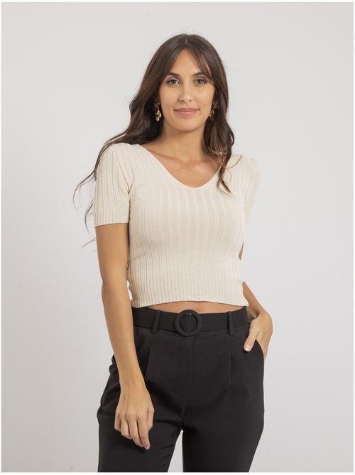 Top de canalé FLOYDE - Kiabi