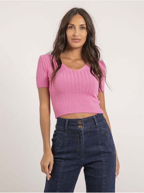 Top de canalé FLOYDE - Kiabi
