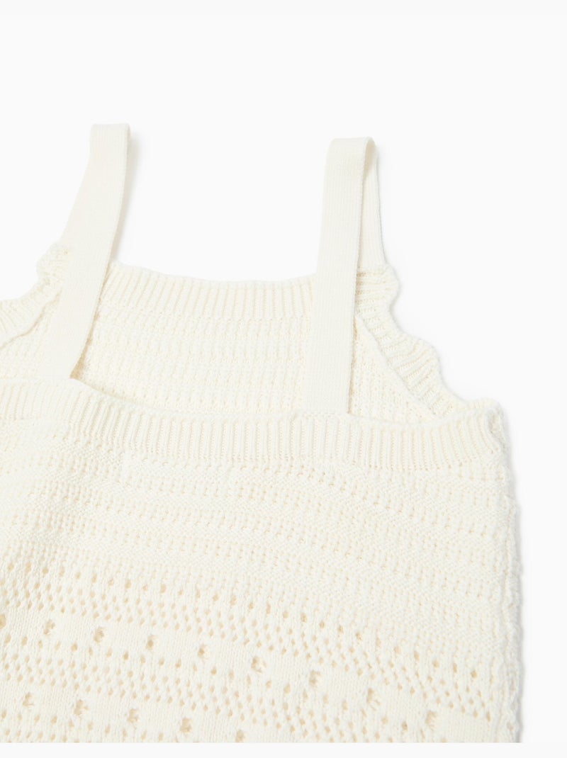 Top de crochet, MO Fashion Blanco - Kiabi