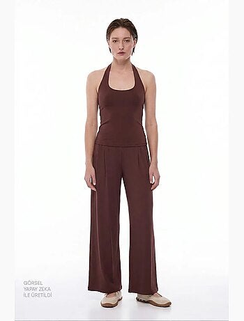Top de cuello halter penti