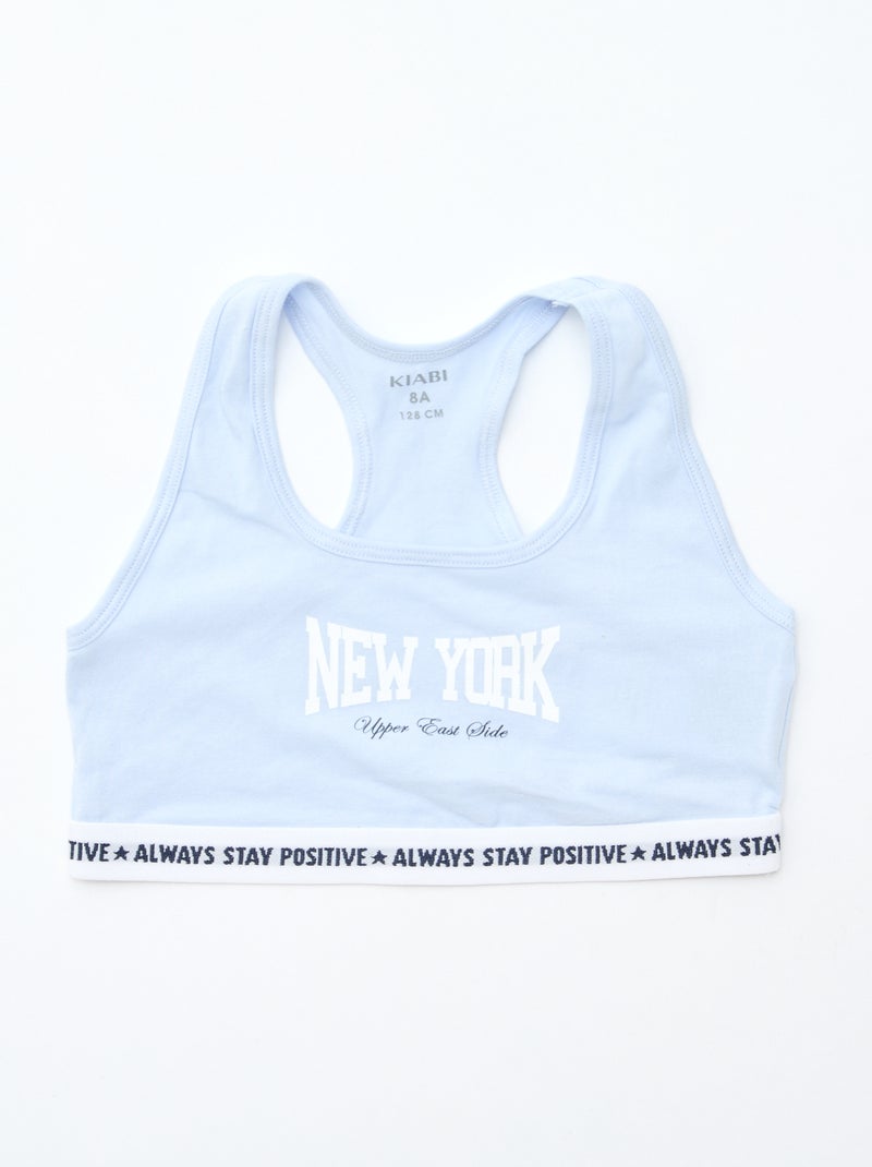 Top de deporte Azul - Kiabi