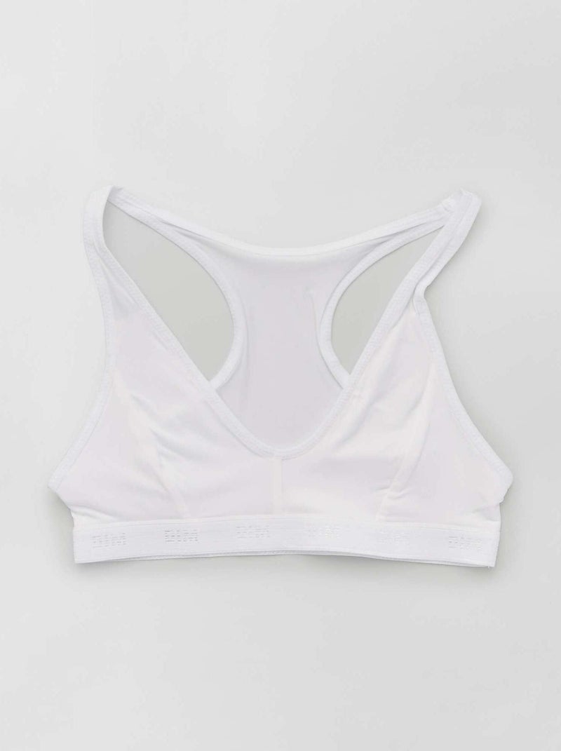Top de deporte 'DIM' blanco - Kiabi