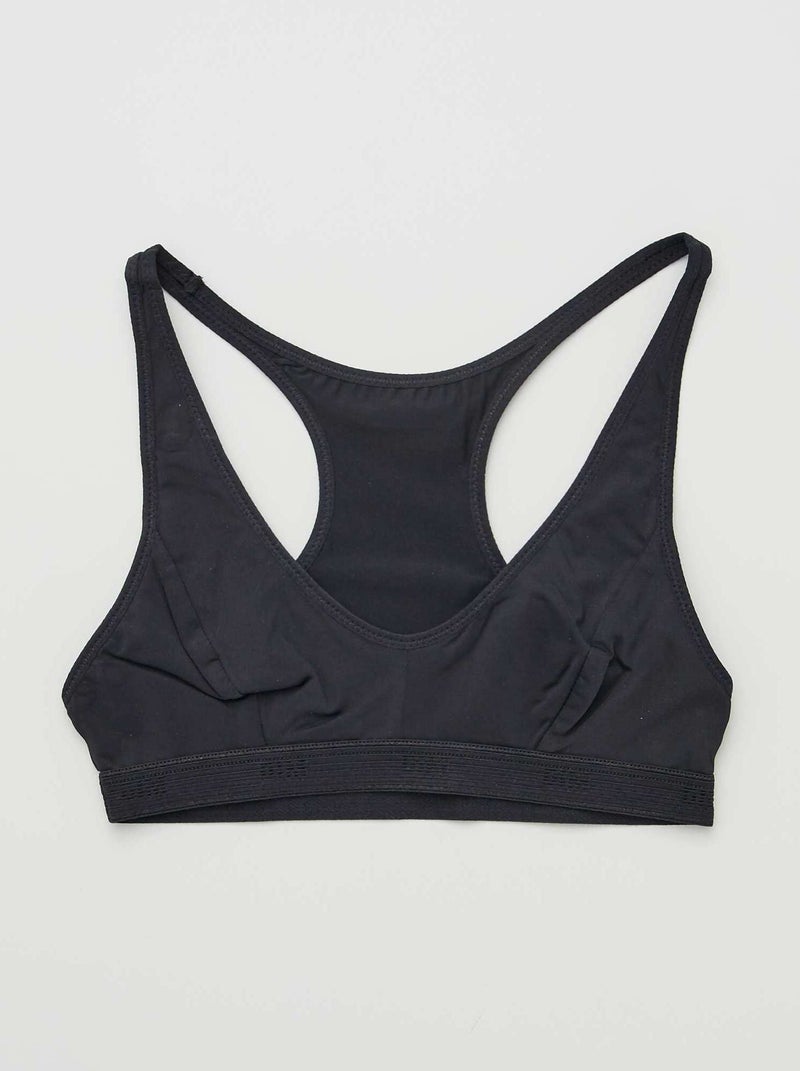 Top de deporte 'DIM' negro - Kiabi