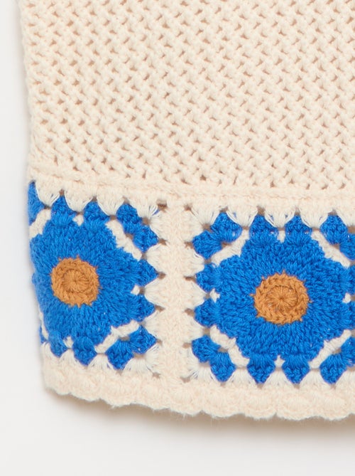 Top de ganchillo sin mangas - Kiabi