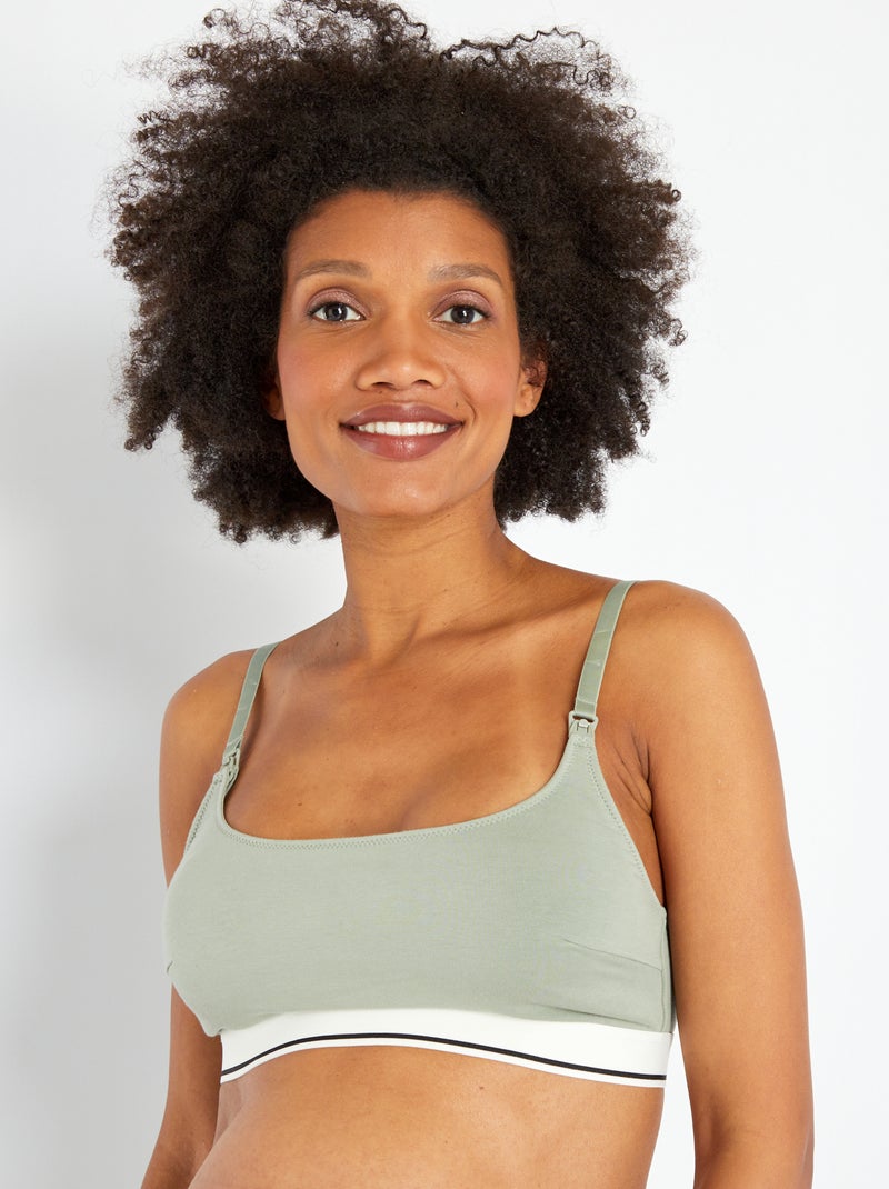 Top de lactancia gris - Kiabi