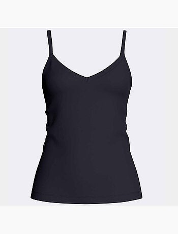 Top de lyocell con escote en v para mujer | Impetus