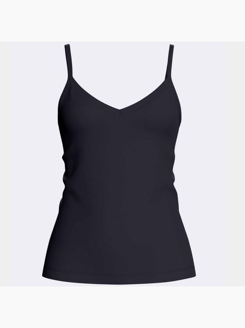 Top de lyocell con escote en v para mujer | Impetus - Kiabi