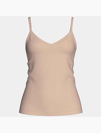 Top de lyocell con escote en v para mujer | Impetus