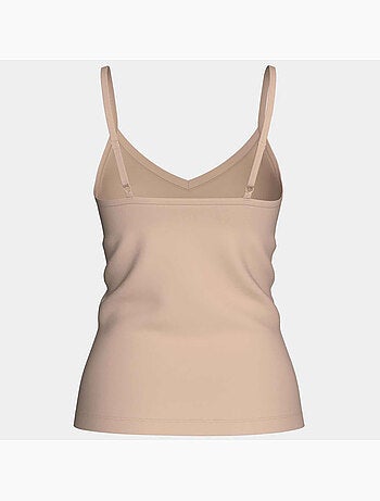 Top de lyocell con escote en v para mujer | Impetus
