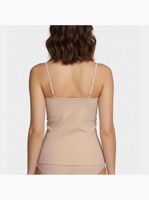 Top de lyocell con escote en v para mujer | Impetus - Kiabi