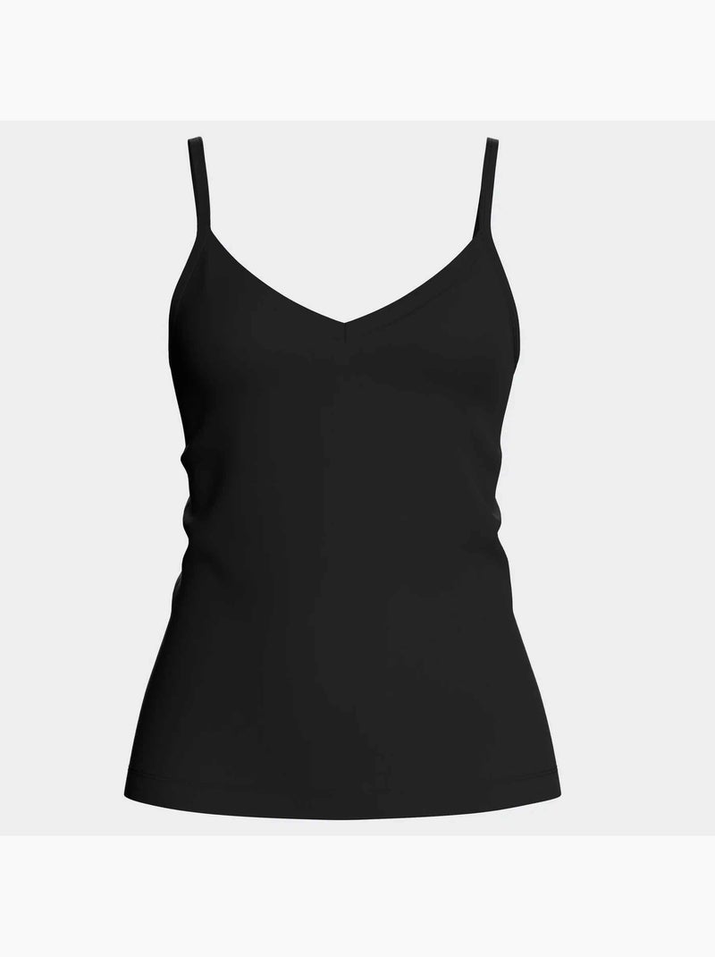 Top de lyocell con escote en v para mujer | Impetus Rosa viejo - Kiabi