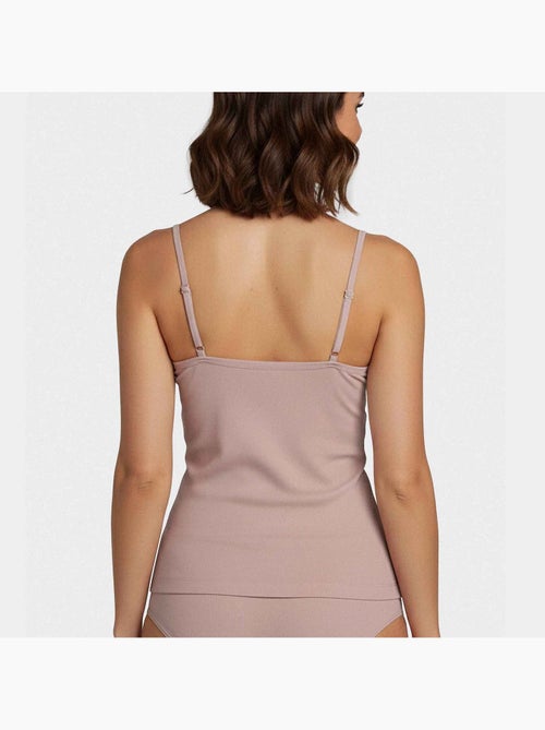 Top de lyocell con escote en v para mujer | Impetus - Kiabi