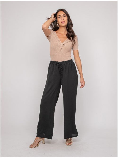 Top de manga corta lurex FEPALA - Kiabi Top de manga corta lurex FEPALA - Kiabi