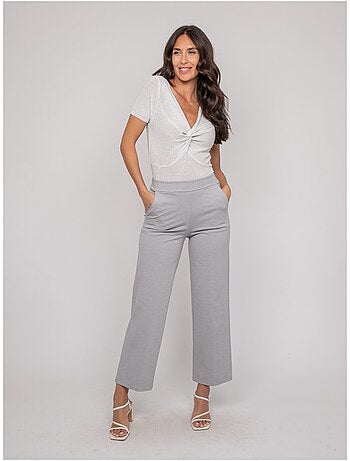 Top de manga corta lurex FEPALA