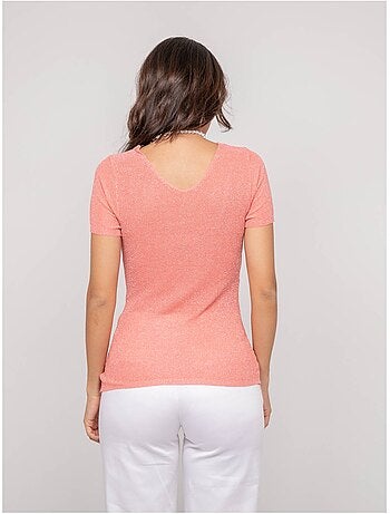 Top de manga corta lurex FEPALA