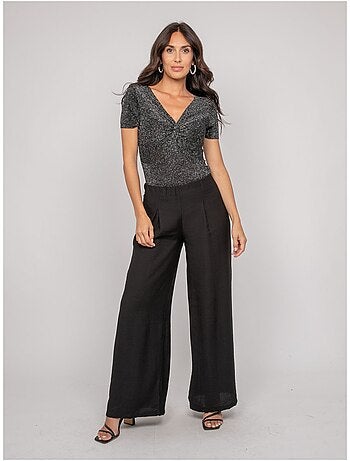 Top de manga corta lurex FEPALA