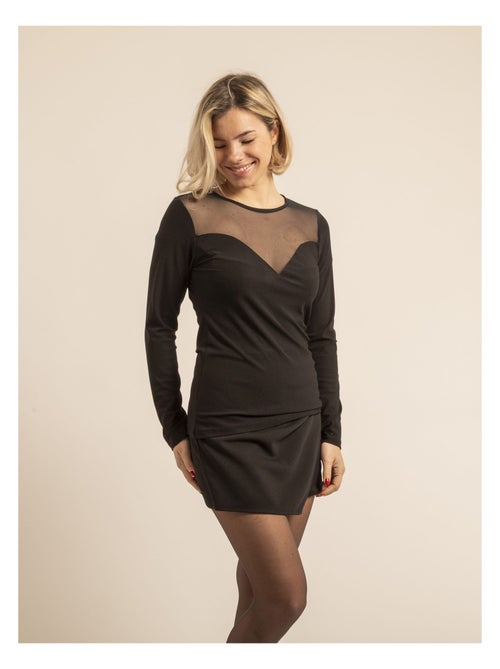 Top de manga larga FRILIA - Kiabi Top de manga larga FRILIA - Kiabi