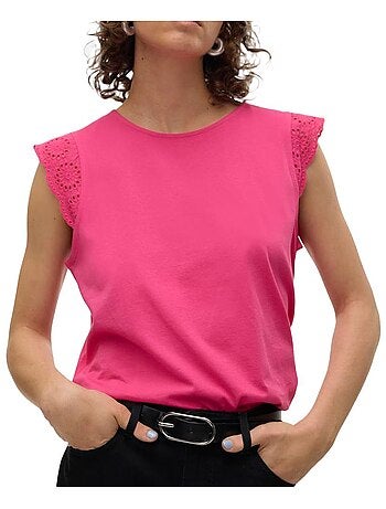 Top de Mujer Vero Moda con Fruncido - Ideal para Verano