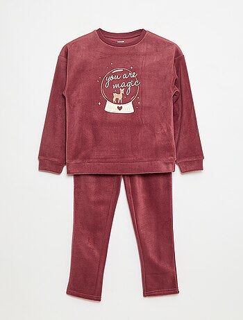 Parte de arriba de pijama con estampado