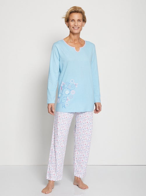 Top de pijama de manga larga - Afibel - Kiabi