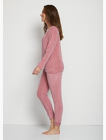 Top de pijama tipo sudadera de pana - Afibel