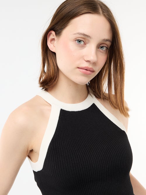 Top de punto con sisas americanas - Kiabi