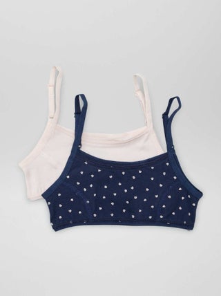 Top de punto con tirantes ajustables