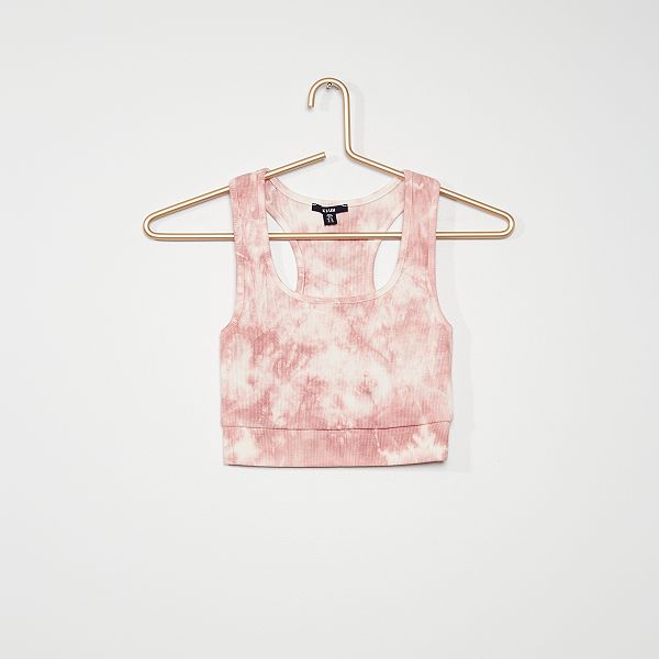 Top de punto de canalé Niña 10-18 años - ROSA - Kiabi - 7,00€