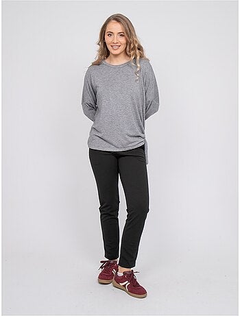 Top de punto fino con lazada fenella