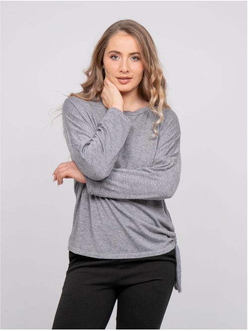 Top de punto fino con lazada fenella - Kiabi Top de punto fino con lazada fenella - Kiabi
