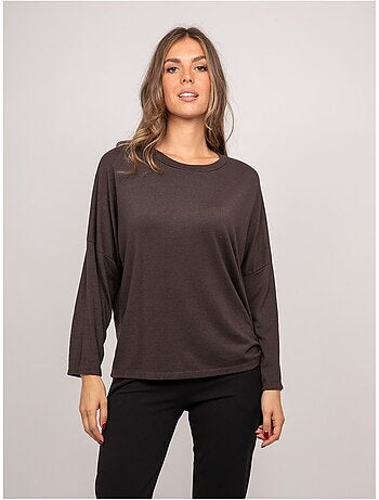 Top de punto fino con lazada fenella