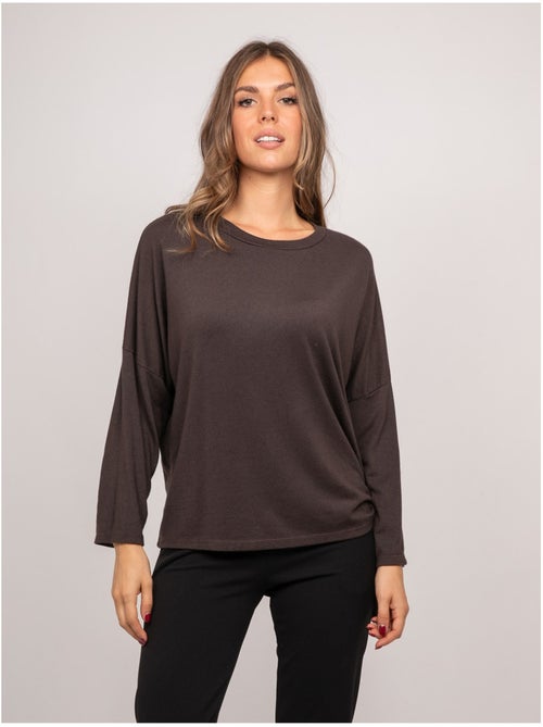 Top de punto fino con lazada fenella - Kiabi Top de punto fino con lazada fenella - Kiabi