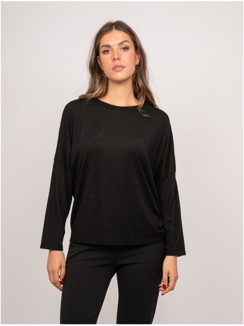 Top de punto fino con lazada fenella - Kiabi Top de punto fino con lazada fenella - Kiabi