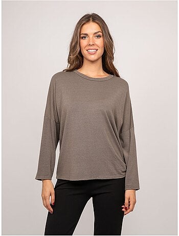 Top de punto fino con lazada fenella