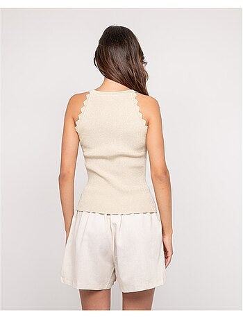 Top de punto lurex FARMINI