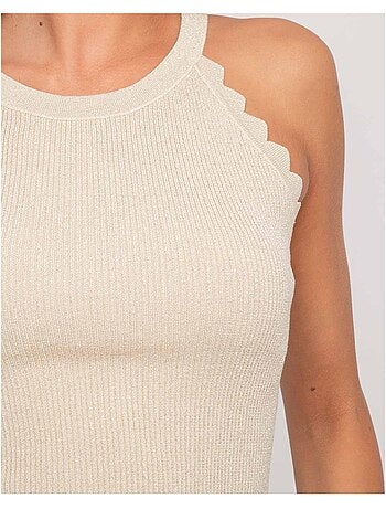 Top de punto lurex FARMINI