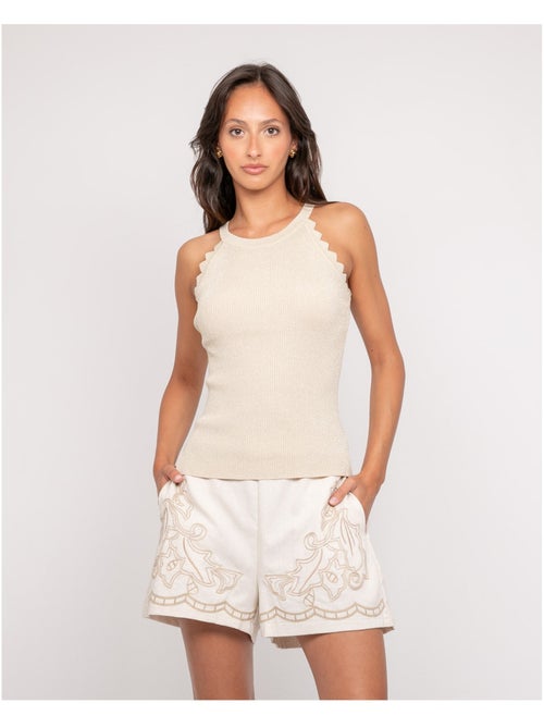 Top de punto lurex FARMINI - Kiabi