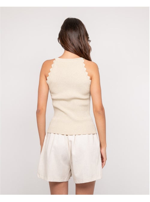 Top de punto lurex FARMINI - Kiabi