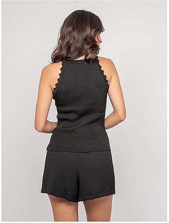 Top de punto lurex FARMINI