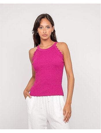 Top de punto lurex FARMINI