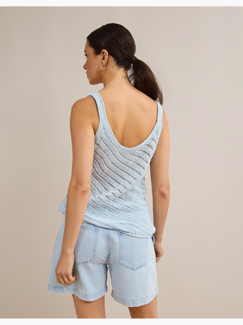 Top de punto, MO Fashion Azul - Kiabi