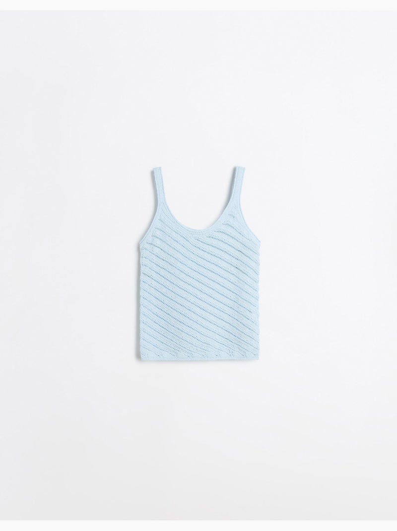 Top de punto, MO Fashion Azul - Kiabi