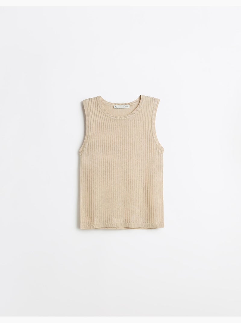 Top de punto rústico, MO Fashion Beige - Kiabi