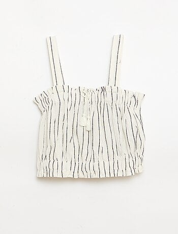 Top de rayas con tirantes