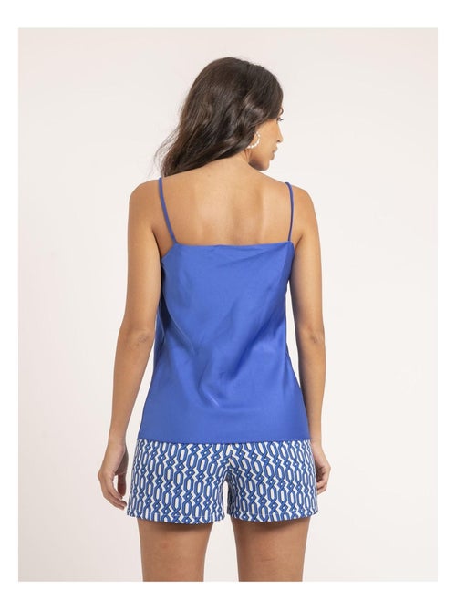 Top de satén cuello barco FLAMELL - Kiabi