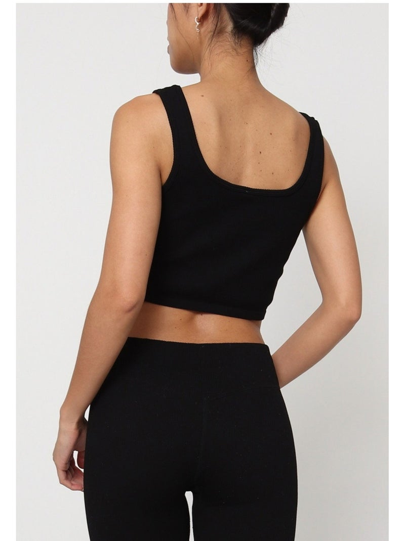 Top de Sport Kebello Negro Negro - Kiabi