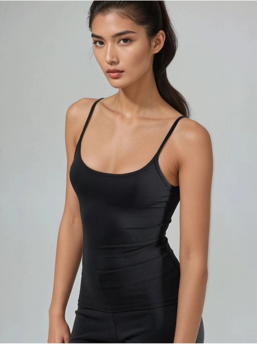 Top de tirantes ajustado de punto con cuello en u busem - Kiabi