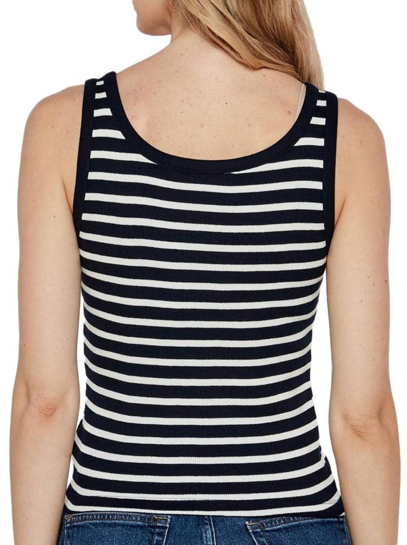 Top de Tirantes con Botones de para Mujer Tommy Hilfiger Blanco Azul marino - Kiabi
