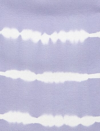 Top de tirantes con estampado de rayas tie-dye